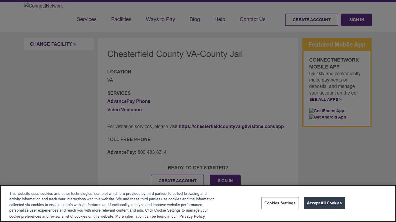 Chesterfield County VA-County Jail | ConnectNetwork